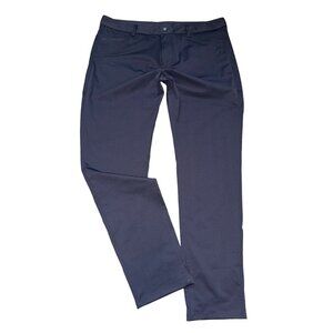 Rhone Pants Mens 40x32 Gray Commuter 5 Pocket Slim Straight Performance Golf‎